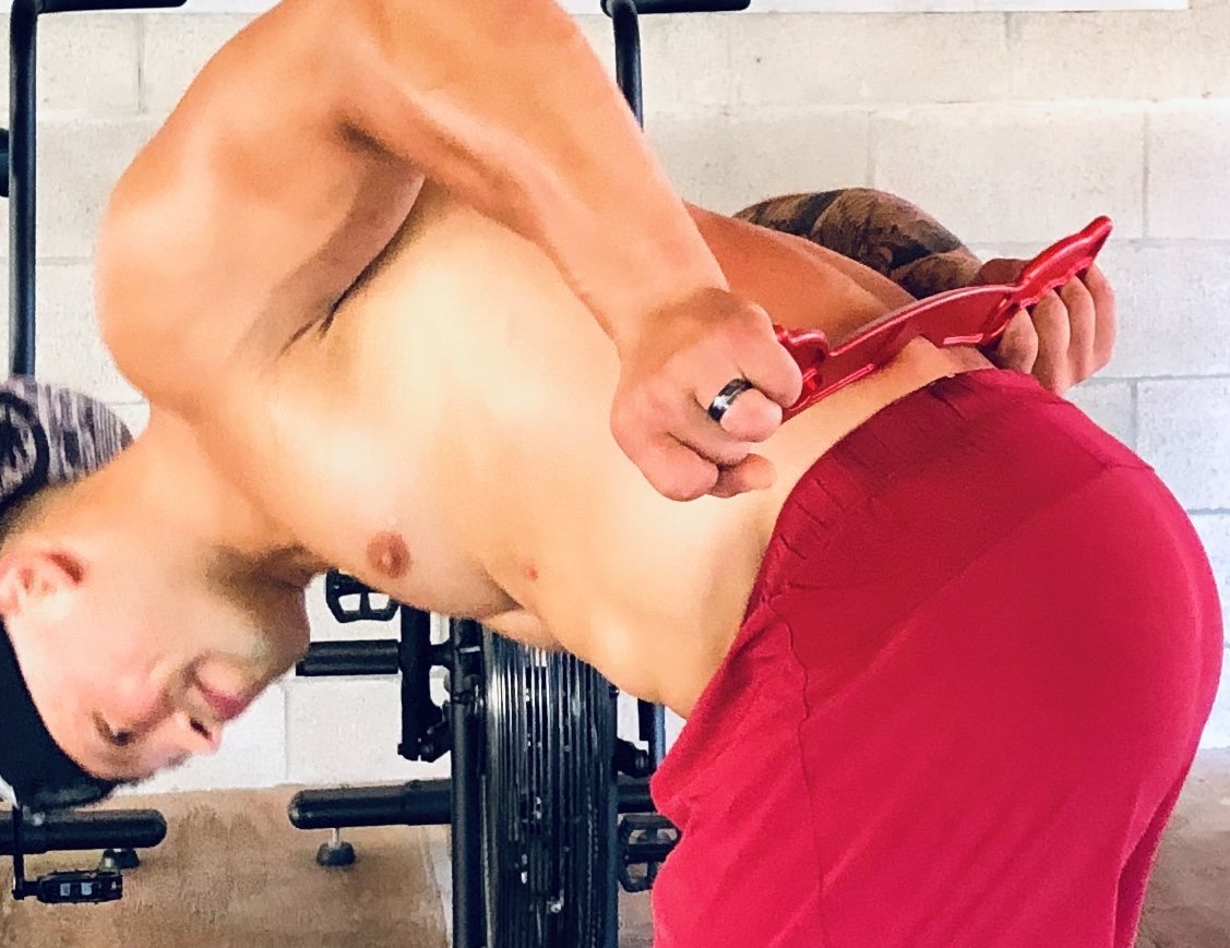 Tool on glute and hip area
