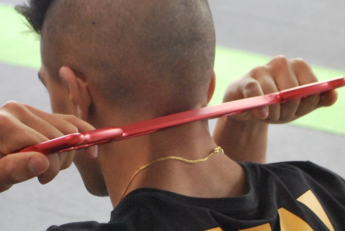 Tool behind the neck